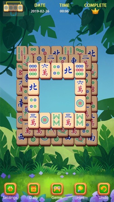 Emulate iPhone app Mahjong Solitaire Quest using MyAndroid