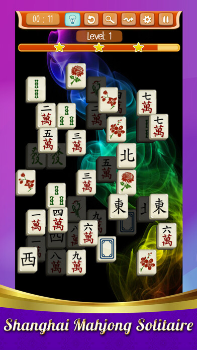 Emulate iPhone app Mahjong Solitaire : Shanghai using MyAndroid