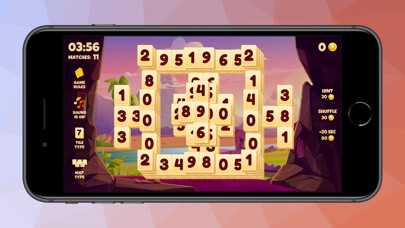 Emulate iPhone app Mahjong With Numbers using MyAndroid