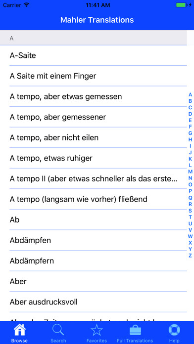 Emulate iPhone app Mahler Translations using MyAndroid Emulate iPhone app Mahler Translations using MyAndroid