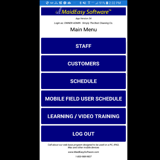 Emulate iPhone app MaidEasy Software Mobile App using MyAndroid Emulate iPhone app MaidEasy Software Mobile App using MyAndroid
