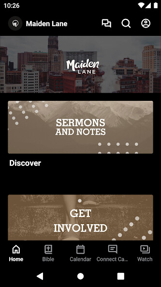 Emulate iPhone app Maiden Lane Church using MyAndroid Emulate iPhone app Maiden Lane Church using MyAndroid