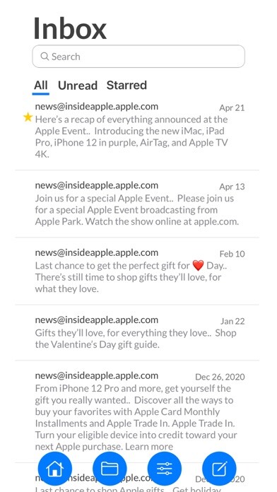 Emulate iPhone app Mail App for Outlook using MyAndroid Emulate iPhone app Mail App for Outlook using MyAndroid