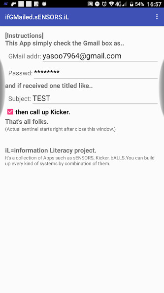 Run android online APK Mail arrival sensor from MyAndroid or emulate Mail arrival sensor using MyAndroid