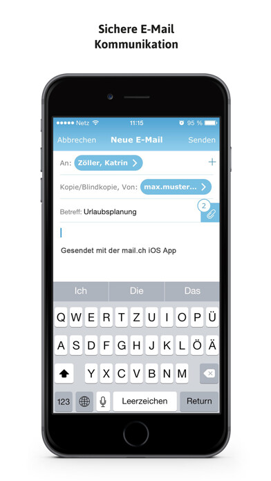 Emulate iPhone app mail.ch Mail using MyAndroid Emulate iPhone app mail.ch Mail using MyAndroid