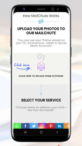 Run android online APK MailChute from MyAndroid or emulate MailChute using MyAndroid