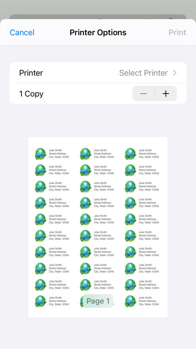Emulate iPhone app Mailing Label Designer using MyAndroid Emulate iPhone app Mailing Label Designer using MyAndroid