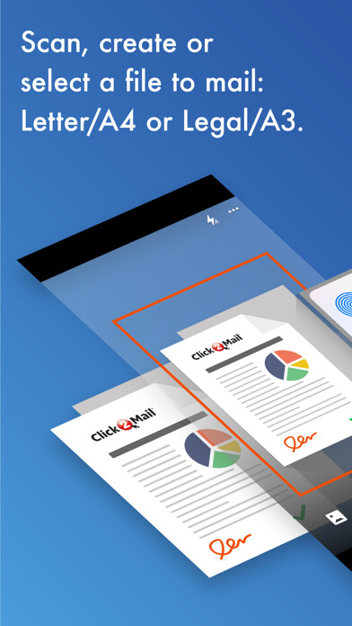 Emulate iPhone app Mail-It Now from Click2Mail using MyAndroid