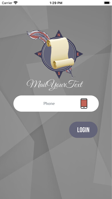 Emulate iPhone app Mail Your Text using MyAndroid