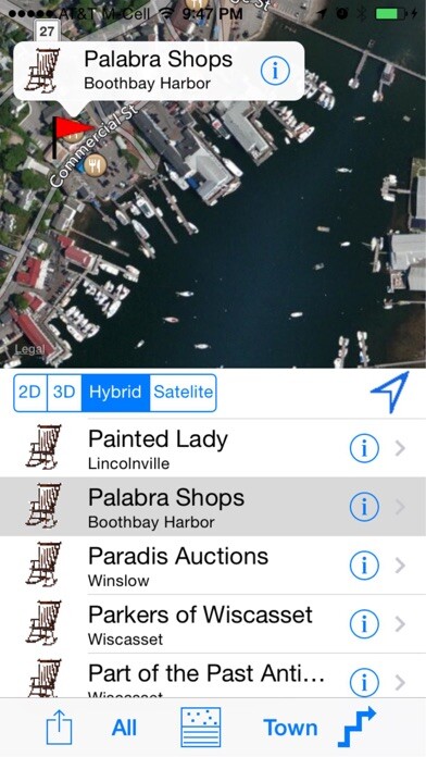 Emulate iPhone app Maine Antique Shops using MyAndroid Emulate iPhone app Maine Antique Shops using MyAndroid