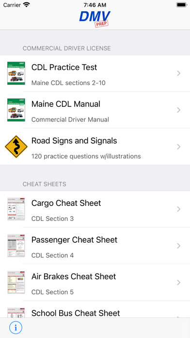 Emulate iPhone app Maine CDL Test Prep using MyAndroid Emulate iPhone app Maine CDL Test Prep using MyAndroid
