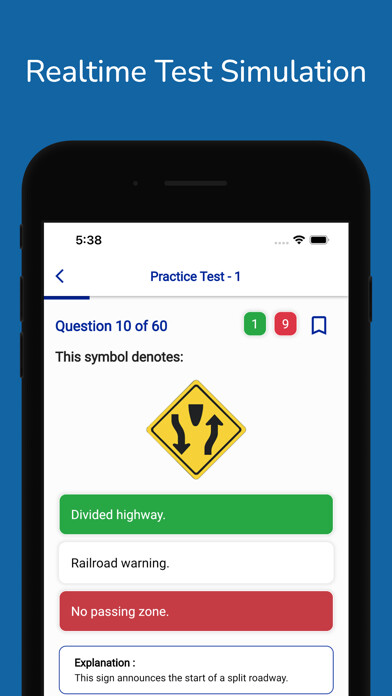 Emulate iPhone app Maine DMV Permit Practice using MyAndroid Emulate iPhone app Maine DMV Permit Practice using MyAndroid