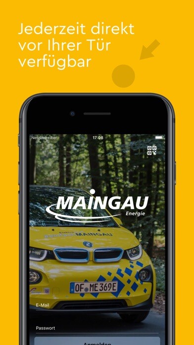 Emulate iPhone app MAINGAU ElektroCarsharing using MyAndroid Emulate iPhone app MAINGAU ElektroCarsharing using MyAndroid