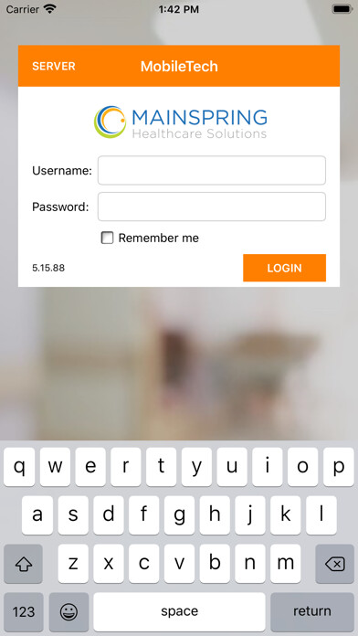 Emulate iPhone app Mainspring MobileTech using MyAndroid Emulate iPhone app Mainspring MobileTech using MyAndroid