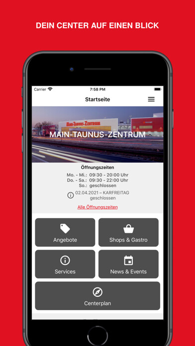 Emulate iPhone app Main-Taunus using MyAndroid