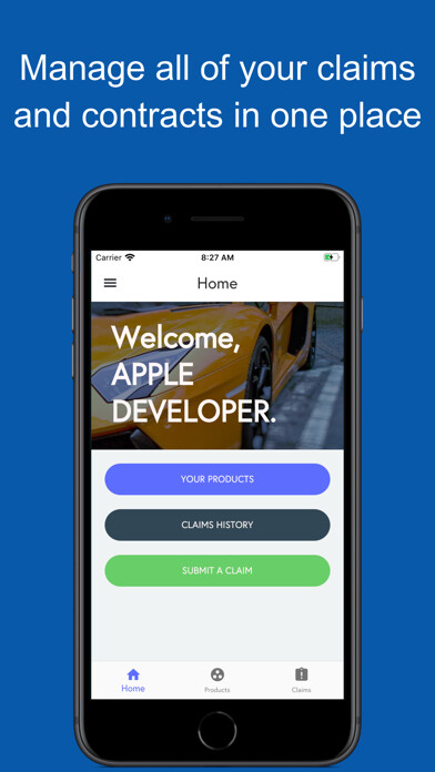 Emulate iPhone app Maintenance Admin Connect using MyAndroid