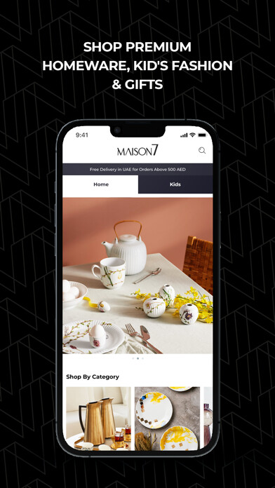 Emulate iPhone app Maison7 using MyAndroid