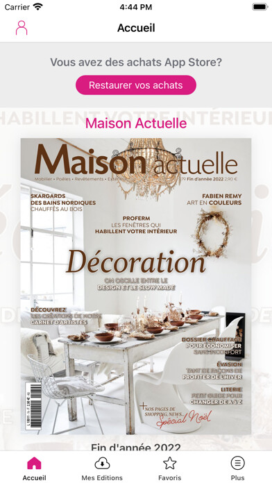 Emulate iPhone app Maison Actuelle using MyAndroid Emulate iPhone app Maison Actuelle using MyAndroid