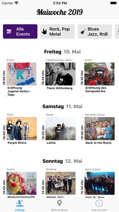 Emulate iPhone app Maiwoche OS using MyAndroid
