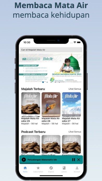 Emulate iPhone app Majalah Mata Air Digital using MyAndroid Emulate iPhone app Majalah Mata Air Digital using MyAndroid