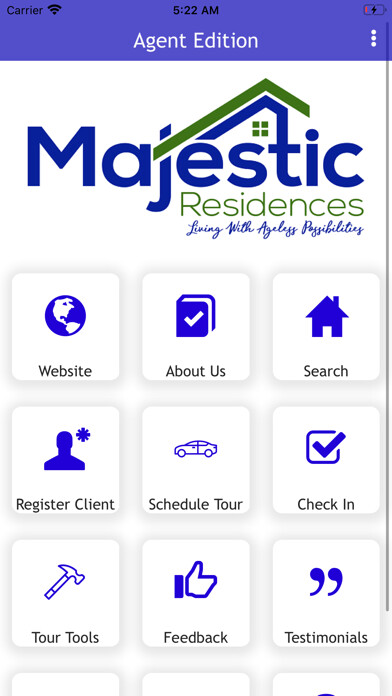 Emulate iPhone app Majestic Residences Franchise using MyAndroid