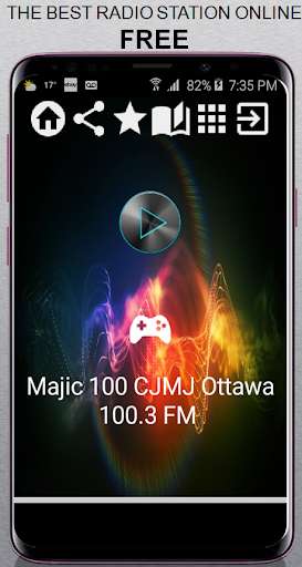 Run android online APK Majic 100 CJMJ Ottawa 100.3 FM CA App Radio Free L from MyAndroid or emulate Majic 100 CJMJ Ottawa 100.3 FM CA App Radio Free L using MyAndroid