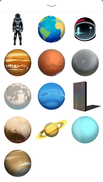 Emulate iPhone app Major Tom Space Stickers using MyAndroid Emulate iPhone app Major Tom Space Stickers using MyAndroid