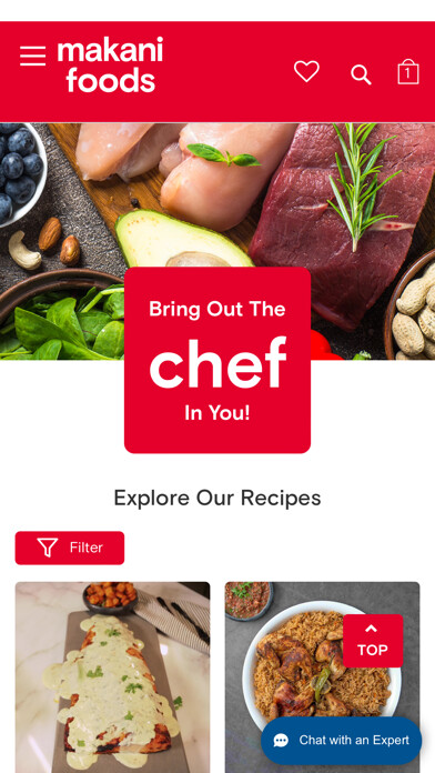 Emulate iPhone app Makani Foods using MyAndroid Emulate iPhone app Makani Foods using MyAndroid