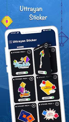 Run android online APK Makar Sankranti WAStickerApps from MyAndroid or emulate Makar Sankranti WAStickerApps using MyAndroid