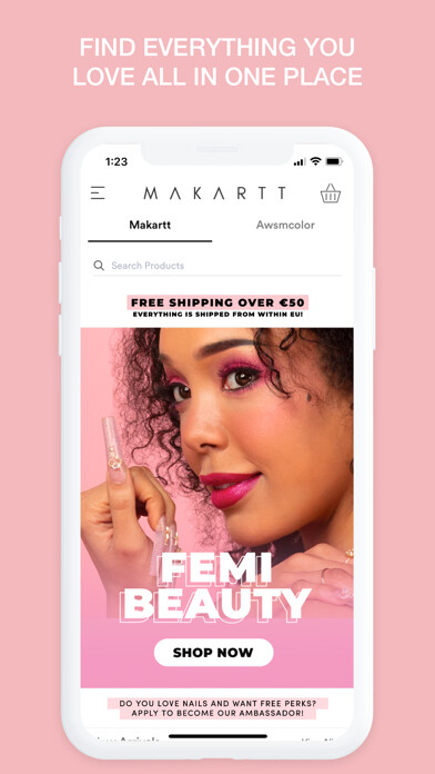 Emulate iPhone app Makartt Europe using MyAndroid