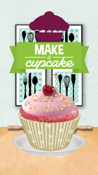 Emulate iPhone app Make A Cupcake - A Virtual Dessert Baking Maker Game For Kids & Adults HD Free using MyAndroid