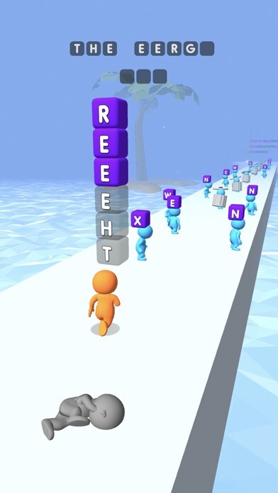 Emulate iPhone app Make A Word 3D using MyAndroid