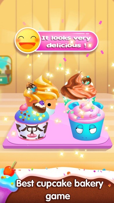 Emulate iPhone app Make Cupcake - Cooking Game using MyAndroid