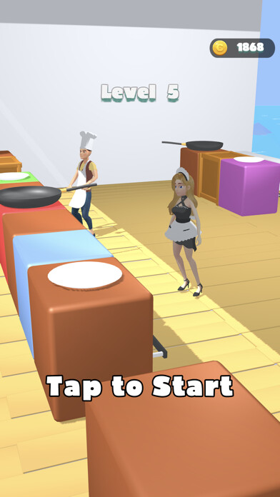 Emulate iPhone app Make Food Run using MyAndroid