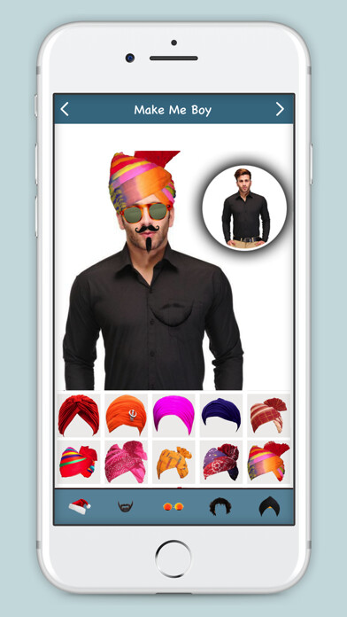 Emulate iPhone app Make Me : Boy Face using MyAndroid Emulate iPhone app Make Me : Boy Face using MyAndroid