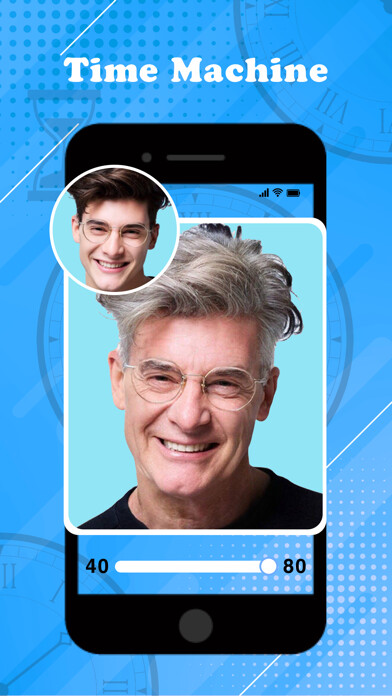 Emulate iPhone app Make Me Old When i Grow Up Age using MyAndroid