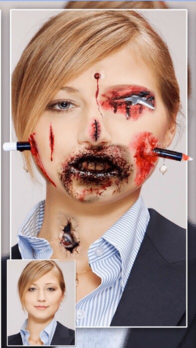 Emulate iPhone app Make Me Zombie : Face Sticker Maker Booth using MyAndroid Emulate iPhone app Make Me Zombie : Face Sticker Maker Booth using MyAndroid