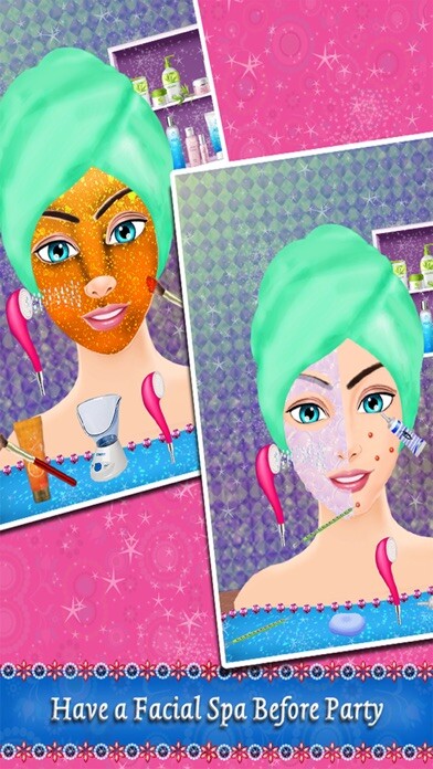 Emulate iPhone app Makeover Salon Princess Games using MyAndroid