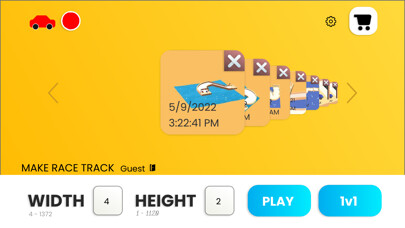Emulate iPhone app Make Race Track using MyAndroid