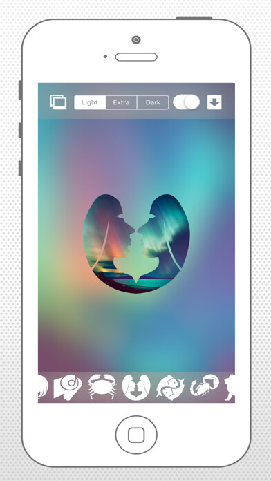 Emulate iPhone app MakerLite Screen Wallpaper using MyAndroid