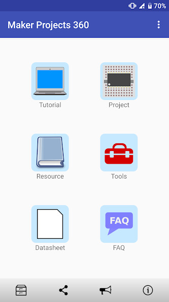 Run android online APK Maker Projects 360 from MyAndroid or emulate Maker Projects 360 using MyAndroid