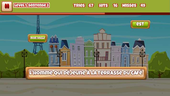Emulate Android APK Make Sentences - French Lesson Emulate Android APK Make Sentences - French Lesson
