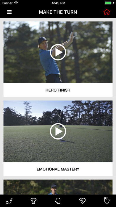 Emulate iPhone app Make the Turn Golf using MyAndroid
