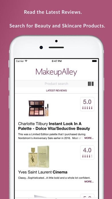 Emulate iPhone app MakeupAlley using MyAndroid
