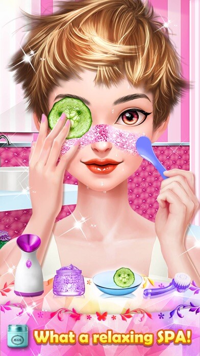 Emulate iPhone app Make Up Games: Doll Makeover using MyAndroid