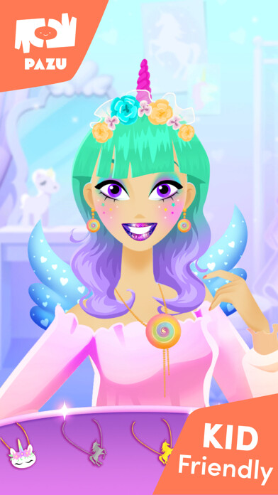 Emulate iPhone app Makeup girls unicorn dress up using MyAndroid Emulate iPhone app Makeup girls unicorn dress up using MyAndroid