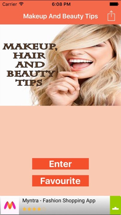 Emulate iPhone app Makeup,Hair And Beauty Tips And Secret MakeOver using MyAndroid