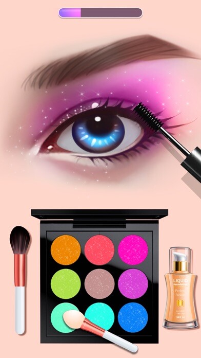 Emulate iPhone app Makeup Kit - Color Mixing using MyAndroid Emulate iPhone app Makeup Kit - Color Mixing using MyAndroid