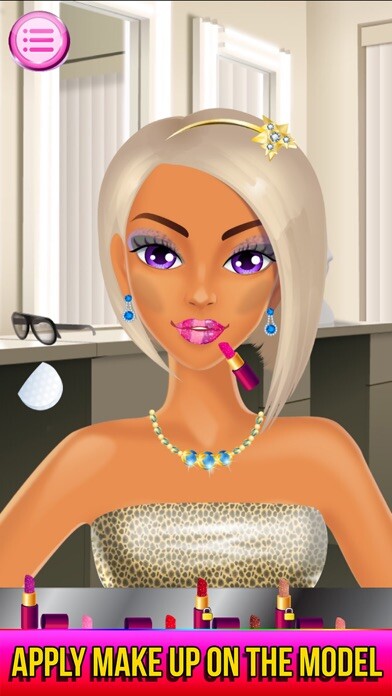 Emulate iPhone app Make Up - Salon using MyAndroid