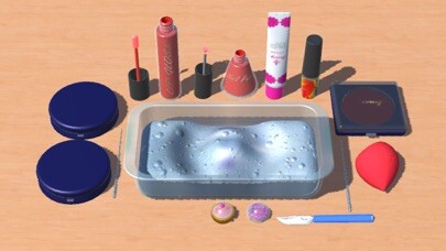 Emulate iPhone app Makeup Slime Game! Relaxation using MyAndroid